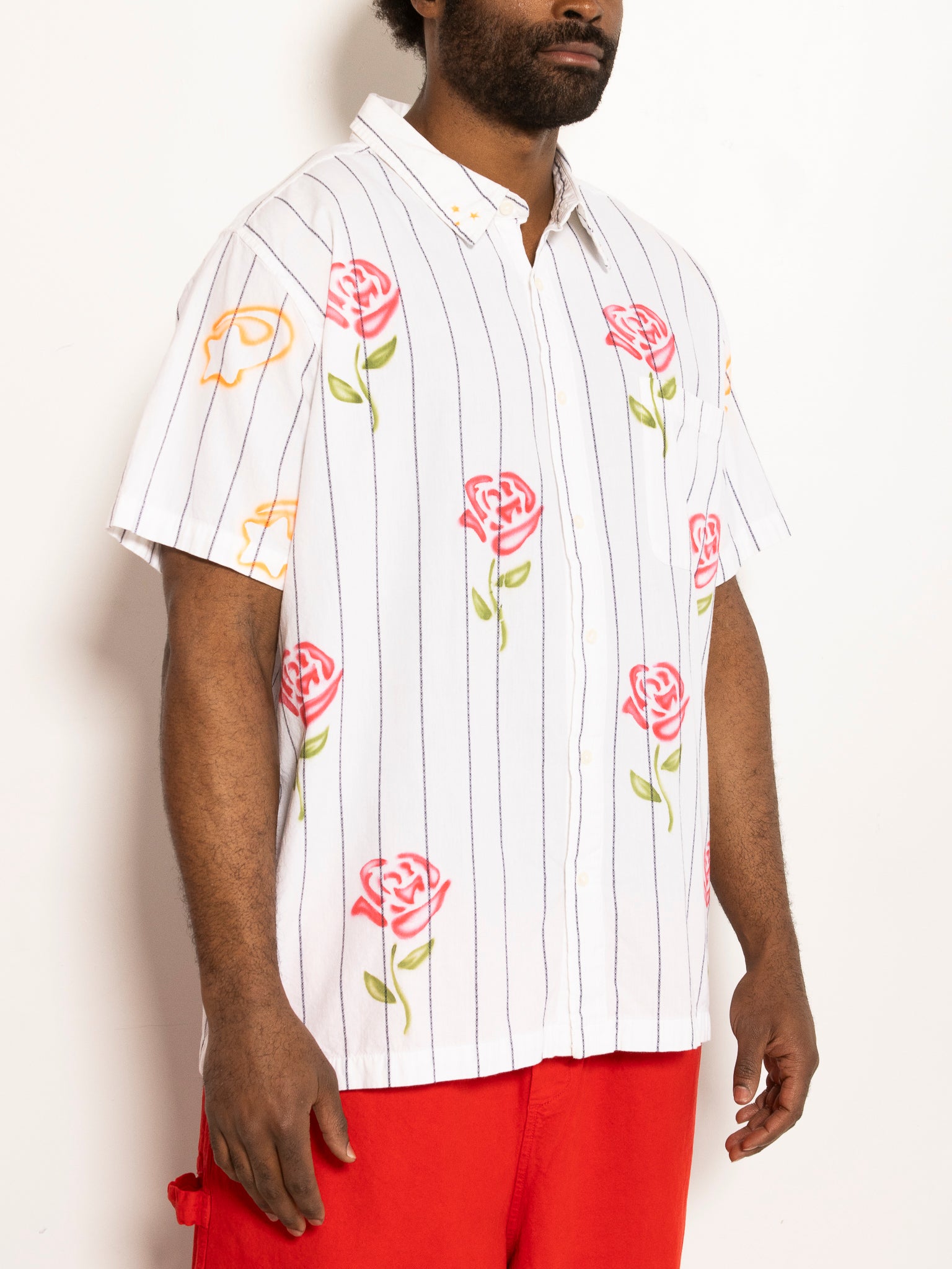 Femlord x BRZ - Valentine's Rose Short Sleeve Shirt (XL/1X)