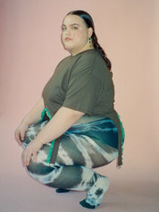 Shop Journal - Black Grass Tie Dye Tights