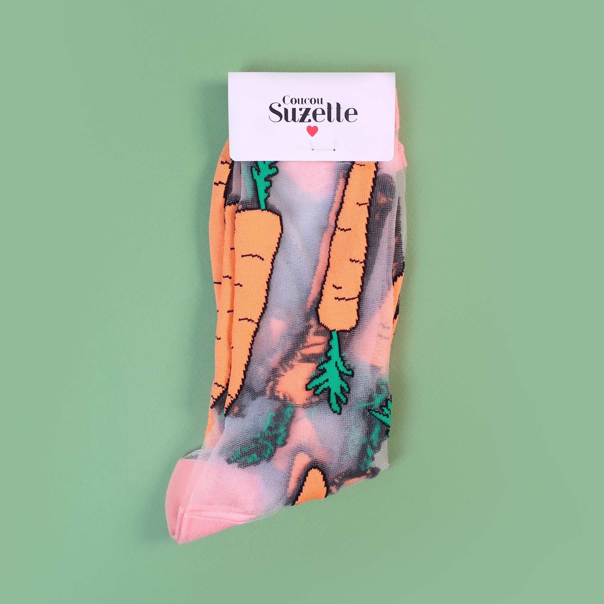 Coucou Suzette - Sheer Carrot Socks