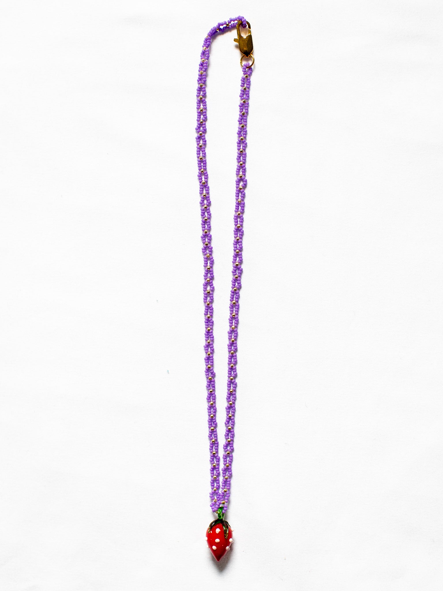 NPOMME x BRZ - Beaded Glass Berry Necklace