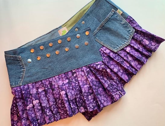 SJ x BRZ - Grape Micro Mini Skirt
