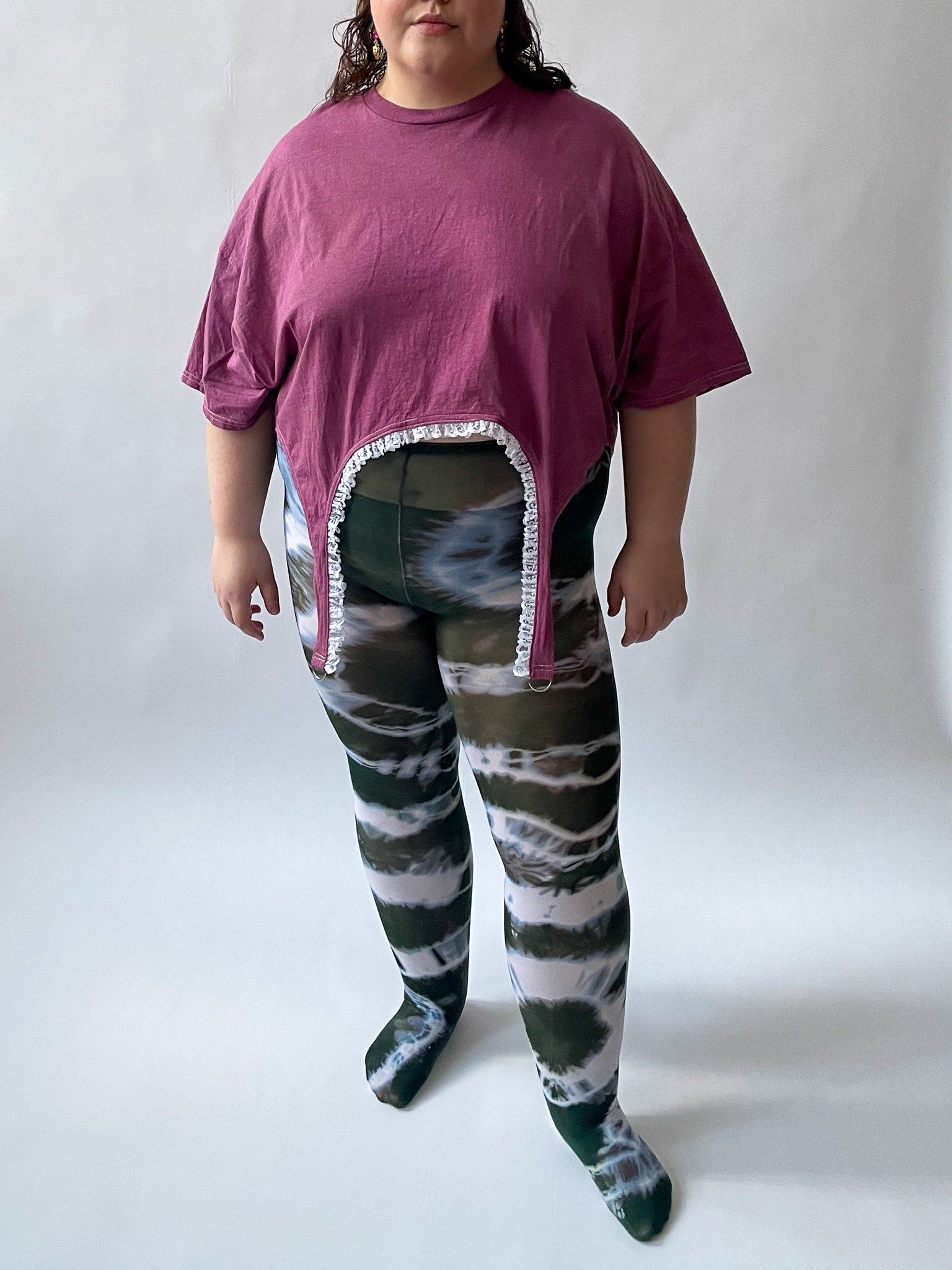 Shop Journal - Black Grass Tie Dye Tights