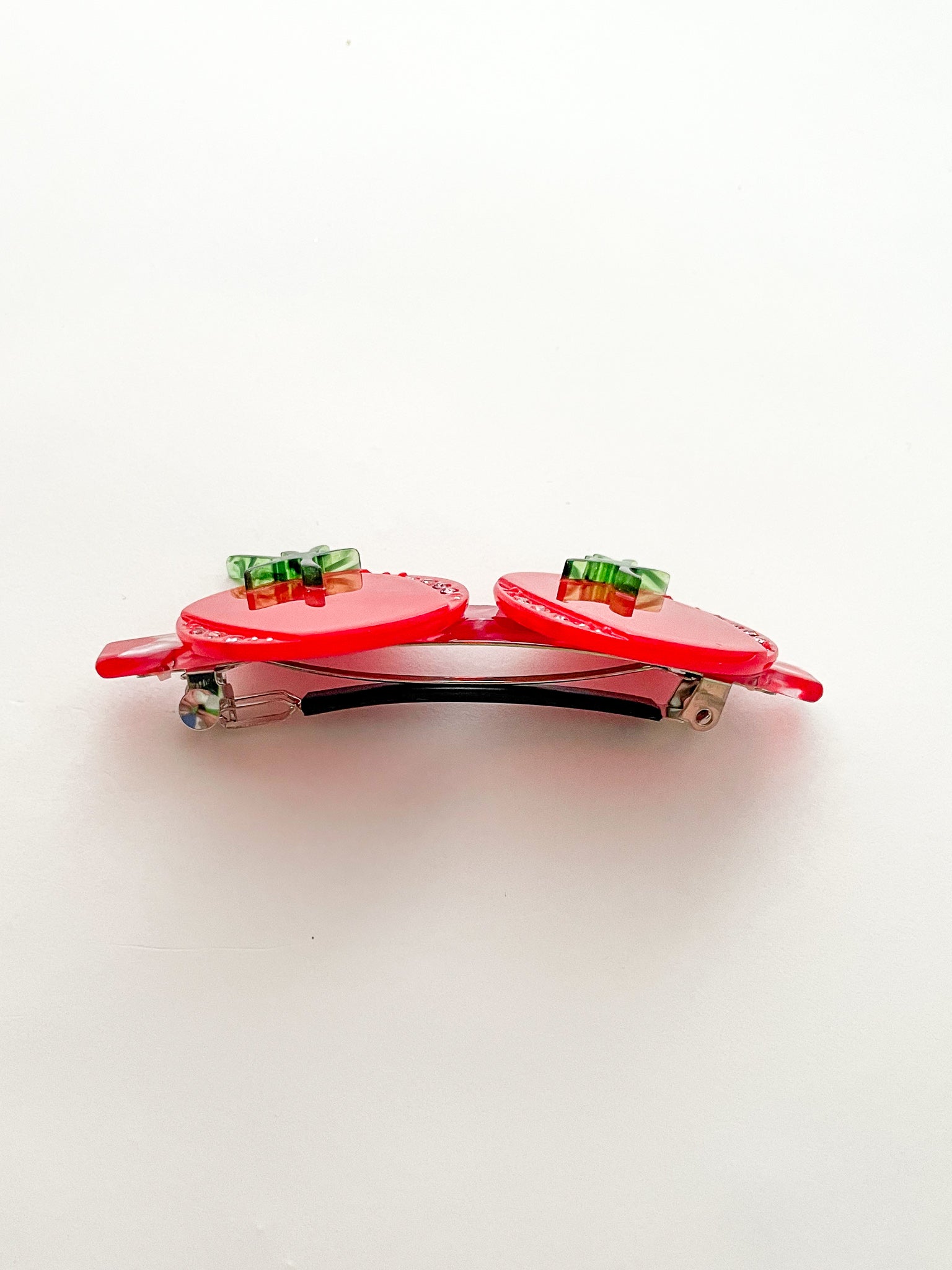 Rhinestone Tomatoes Hair Barrette