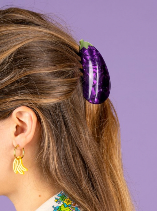 Coucou Suzette - Eggplant Hair Claw