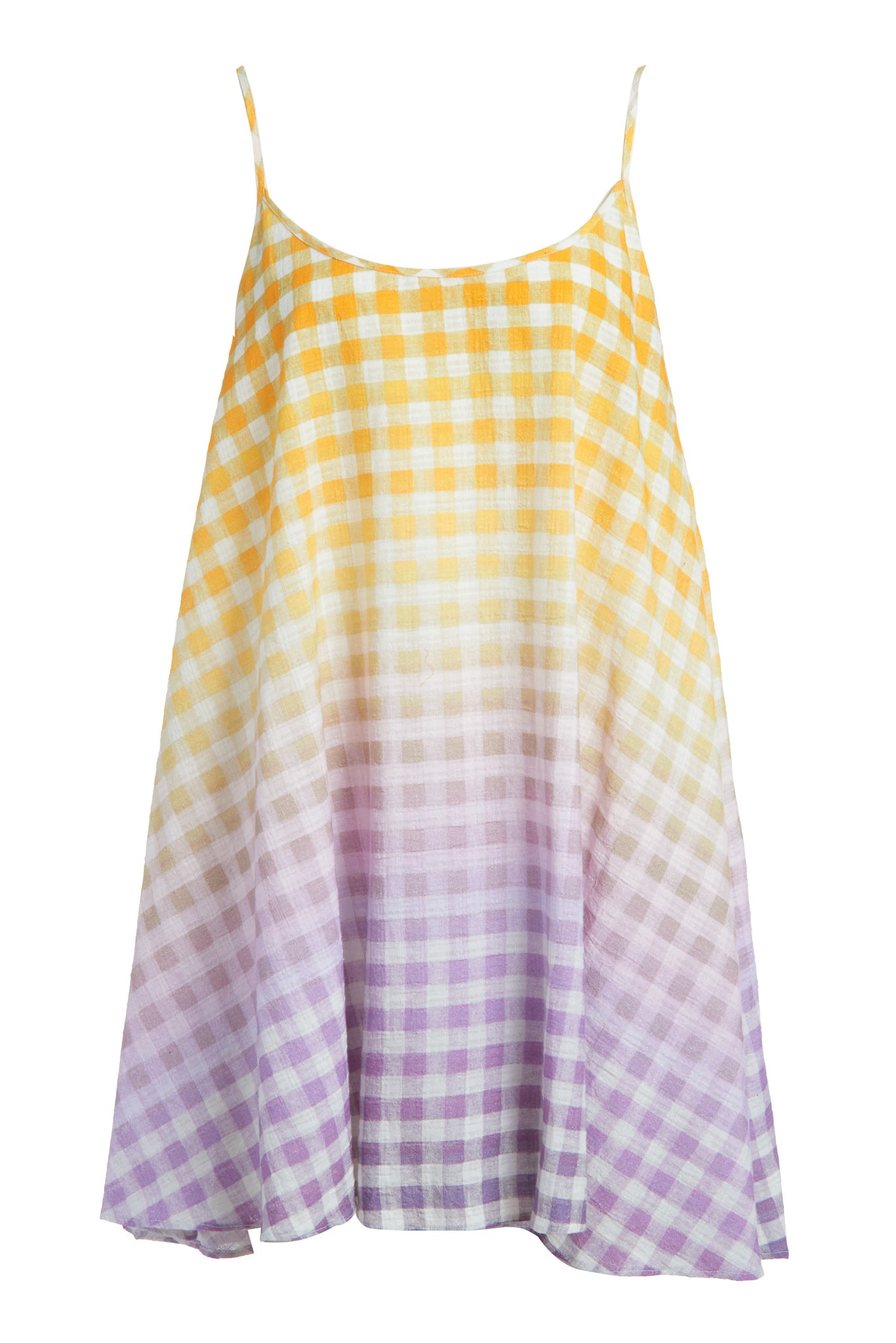 Abacaxi - Slip Dress in Cosmic Gingham