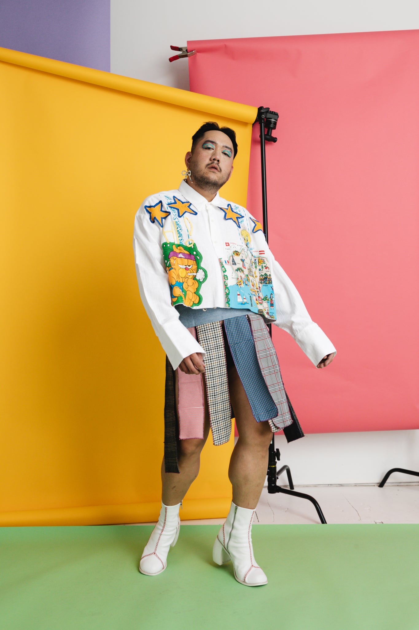 DR x BRZ - Italian Garfield Button Down