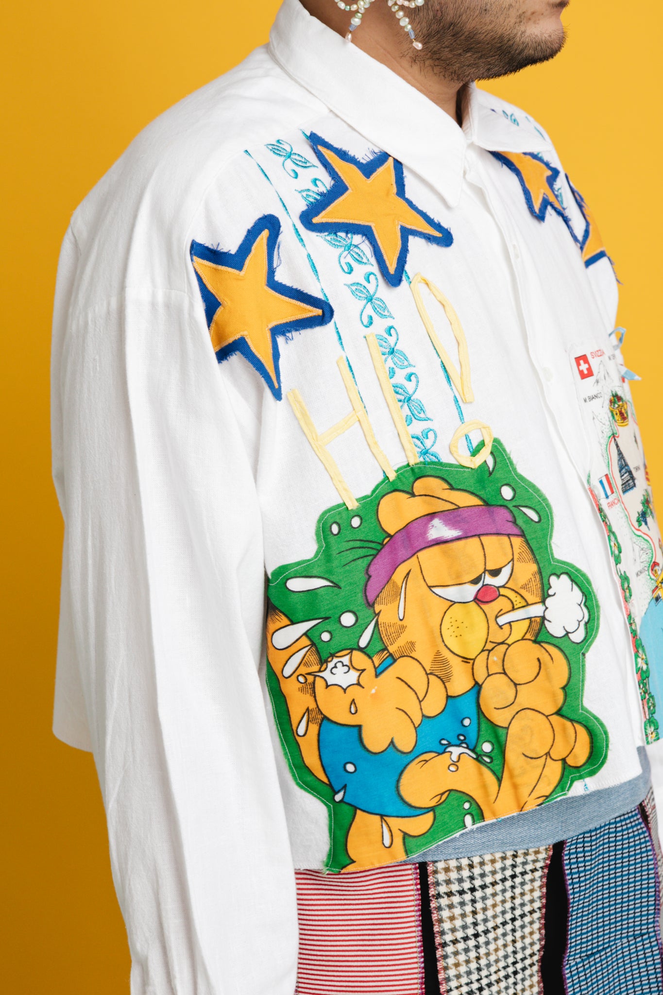 DR x BRZ - Italian Garfield Button Down
