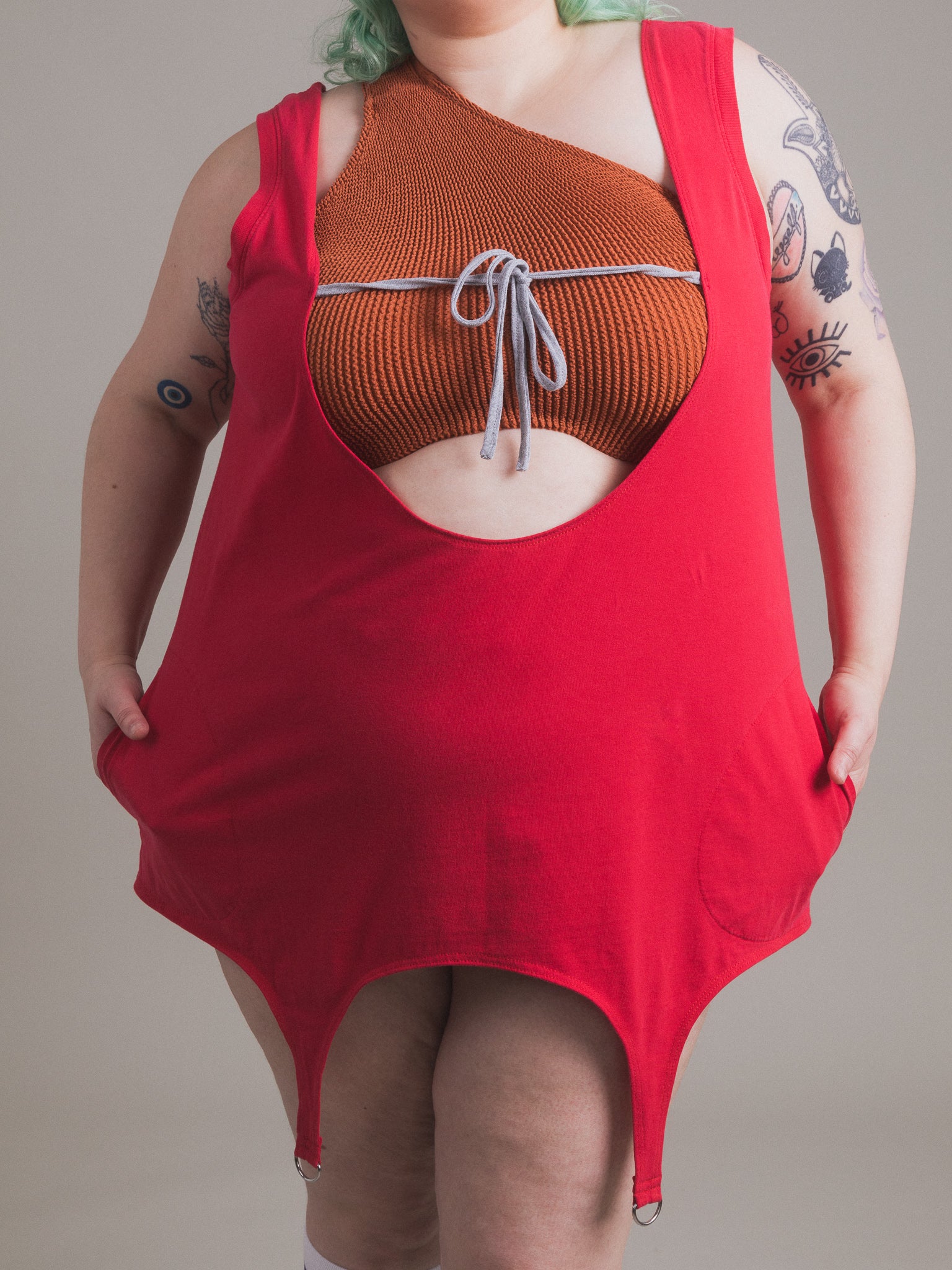 Shop Journal x BRZ - Red Garter Dress